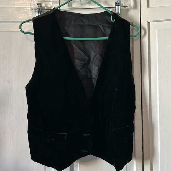 VIntage Made in Italy Velvet vest - Size S - Picture 1 of 5